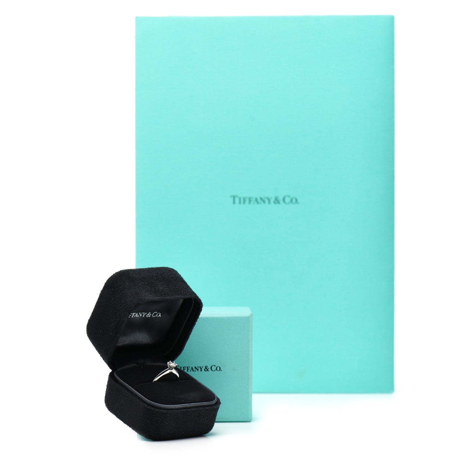 Tiffany Platinum Diamond .29ct Solitaire Engagement Ring 47 4 7 of 7
