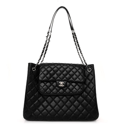 Chanel Caviar Quilted Flap Tote Black 1 of 11
