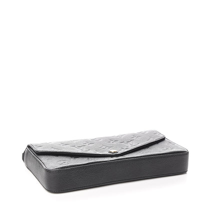 Louis Vuitton Empreinte Pochette Felicie Chain Wallet Black 3 of 11