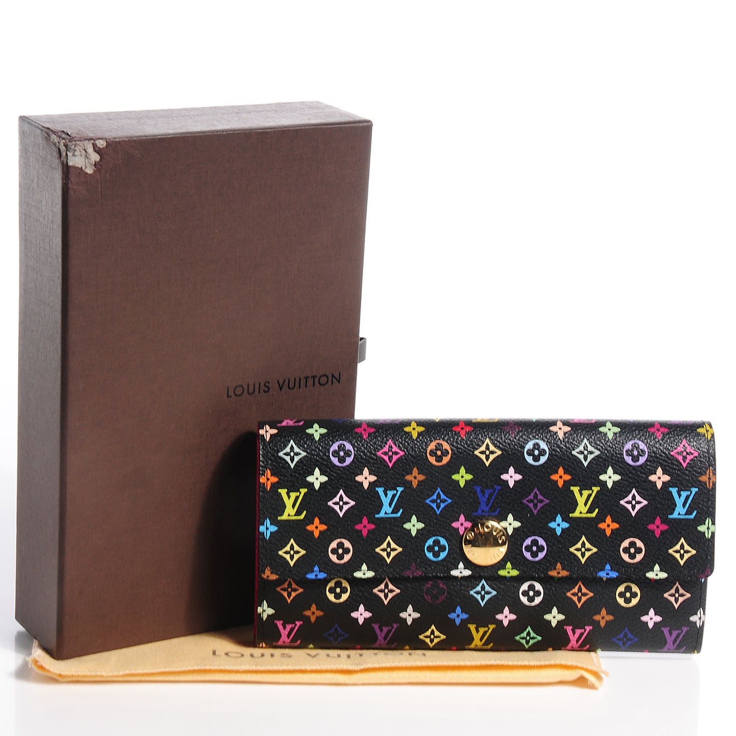 Monogram Multicolor Sarah Wallet Black Grenade