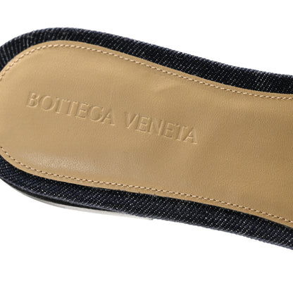 Bottega Veneta Denim Matelasse Padded Flat Sandals 38.5 Indigo 10 of 11
