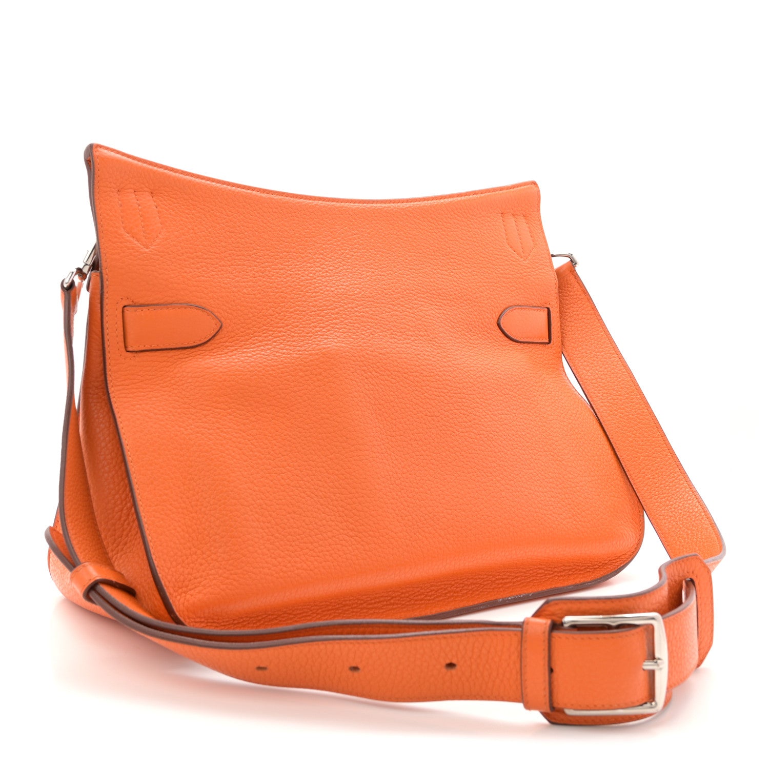 Hermes Taurillon Clemence Jypsiere 31 Orange 3 of 12