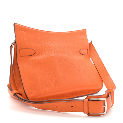 Hermes Taurillon Clemence Jypsiere 31 Orange 3 of 12
