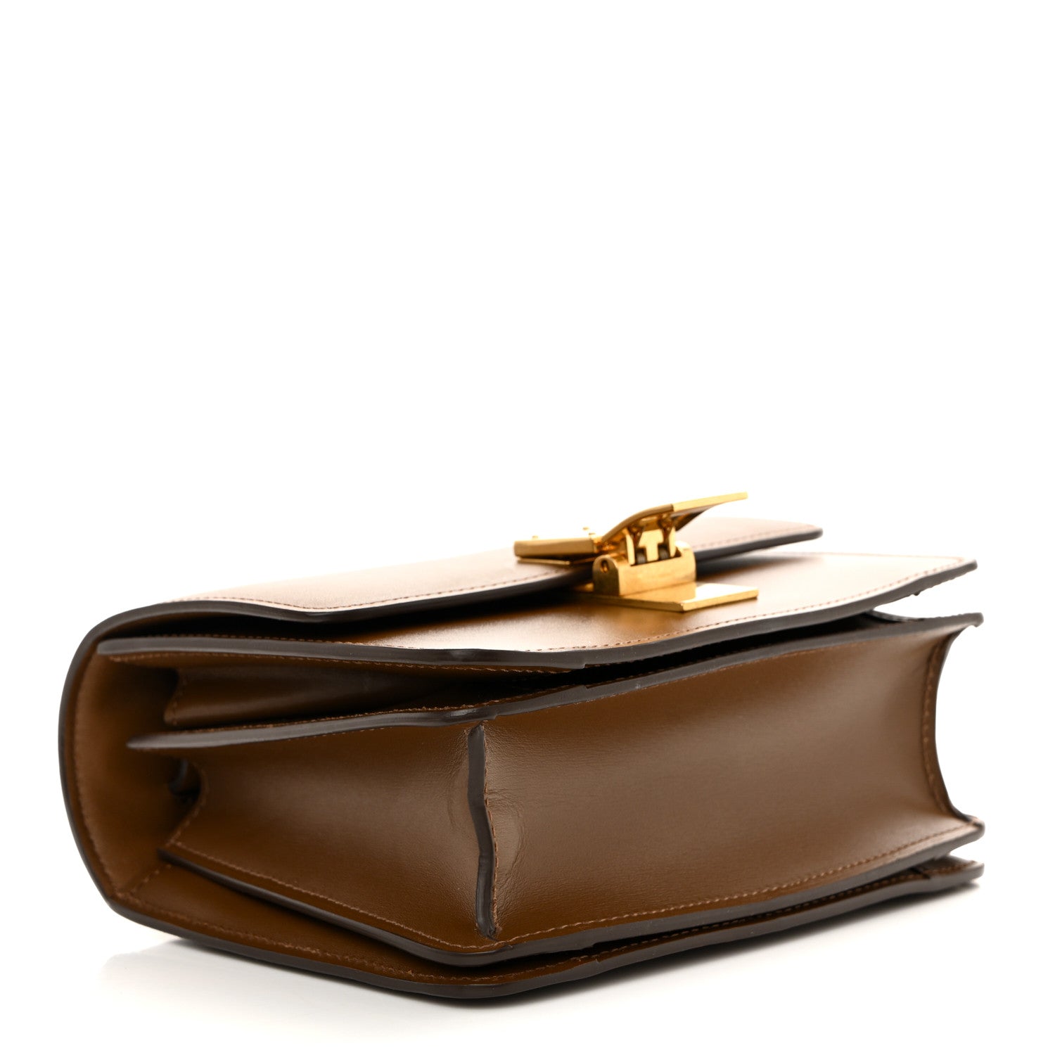 Celine Box Calfskin Small Classic Box Flap Bag Camel 4 of 11