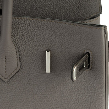Hermes Togo Birkin 35 Etain 16 of 24