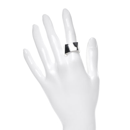 Tiffany Sterling Silver Frank Gehry Torque Wide Band Ring 53 6.5 2 of 4
