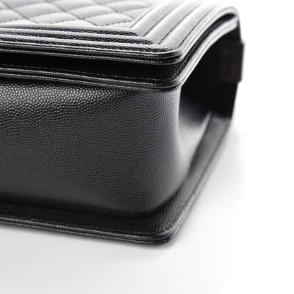 Chanel Caviar Quilted Medium Boy Flap Black 6 of 10