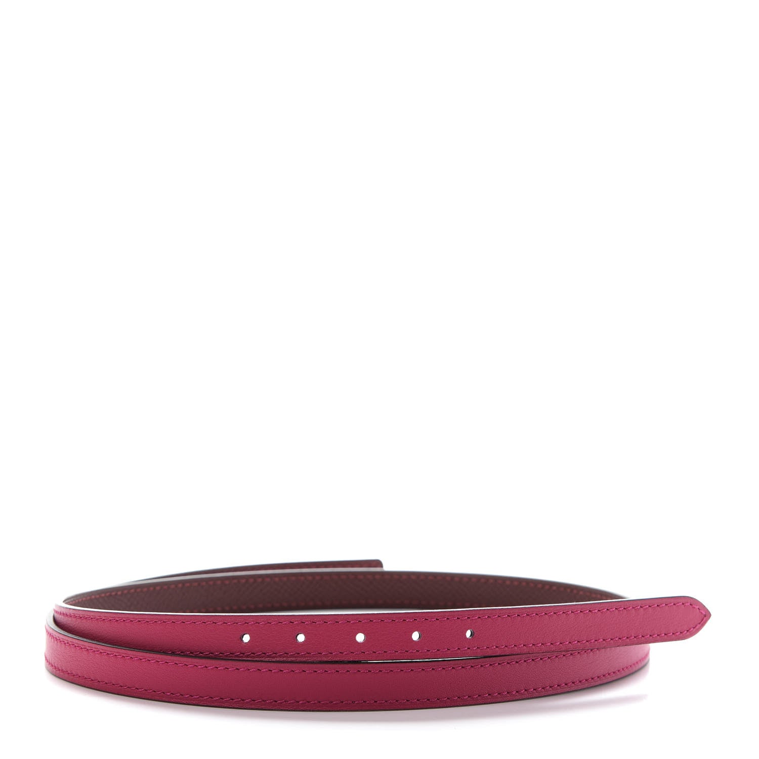 Hermes Swift Epsom 13mm Belt Strap 80 Rose Mexico Rouge H 3 of 6
