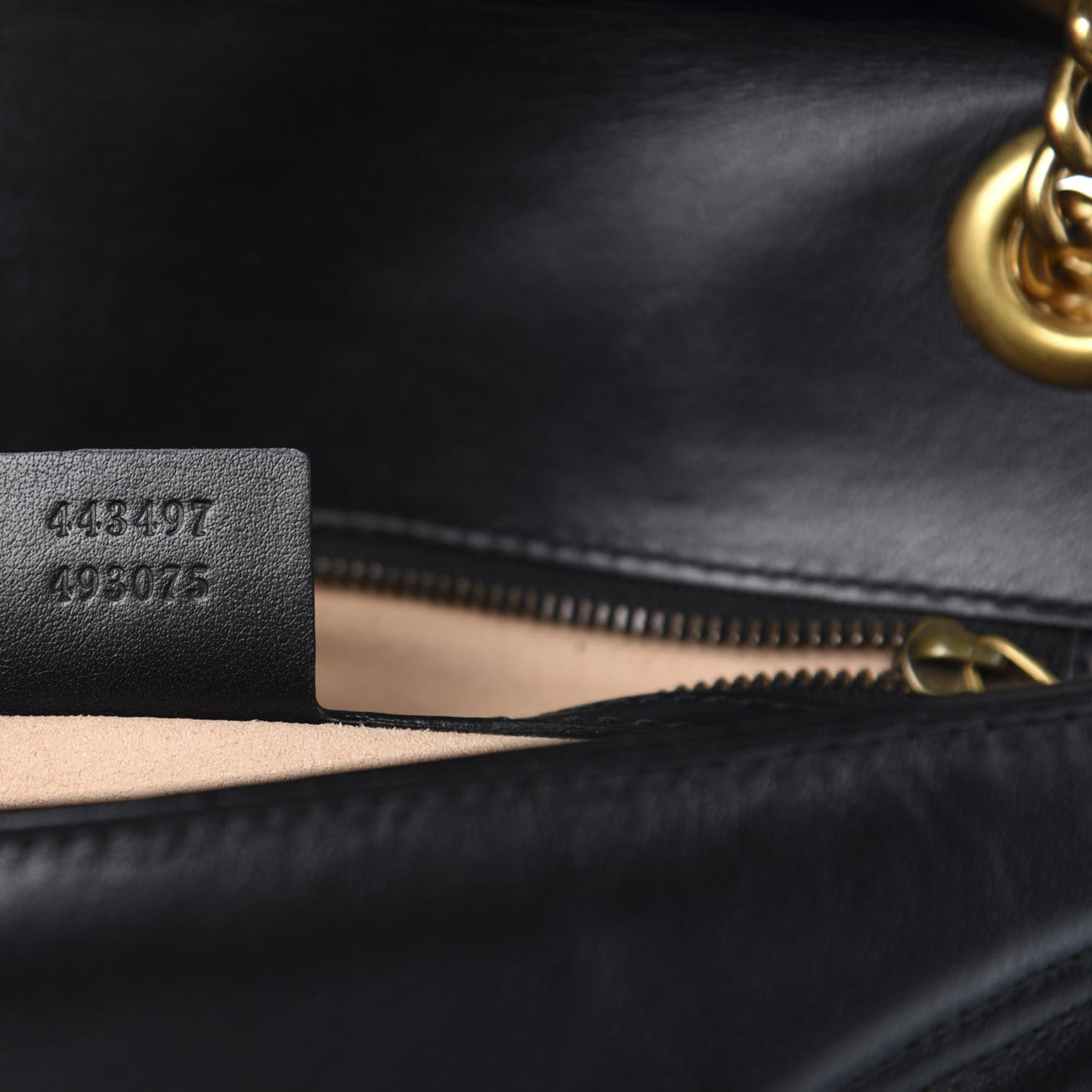 Calfskin Matelasse Small GG Marmont Shoulder Bag Black