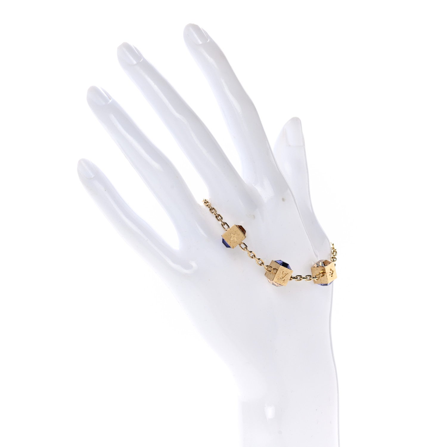 Louis Vuitton Swarovski Gamble Bracelet Azur 2 of 5
