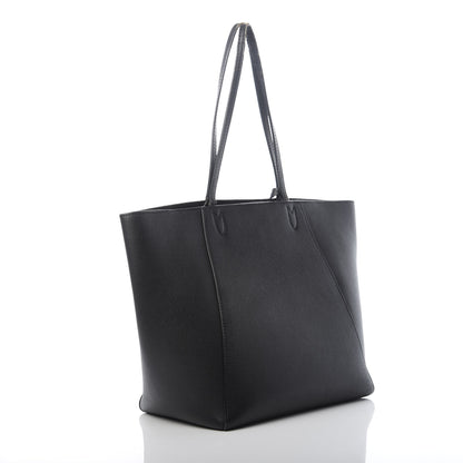 Louis Vuitton Calfskin Lockme Cabas Black 2 of 17