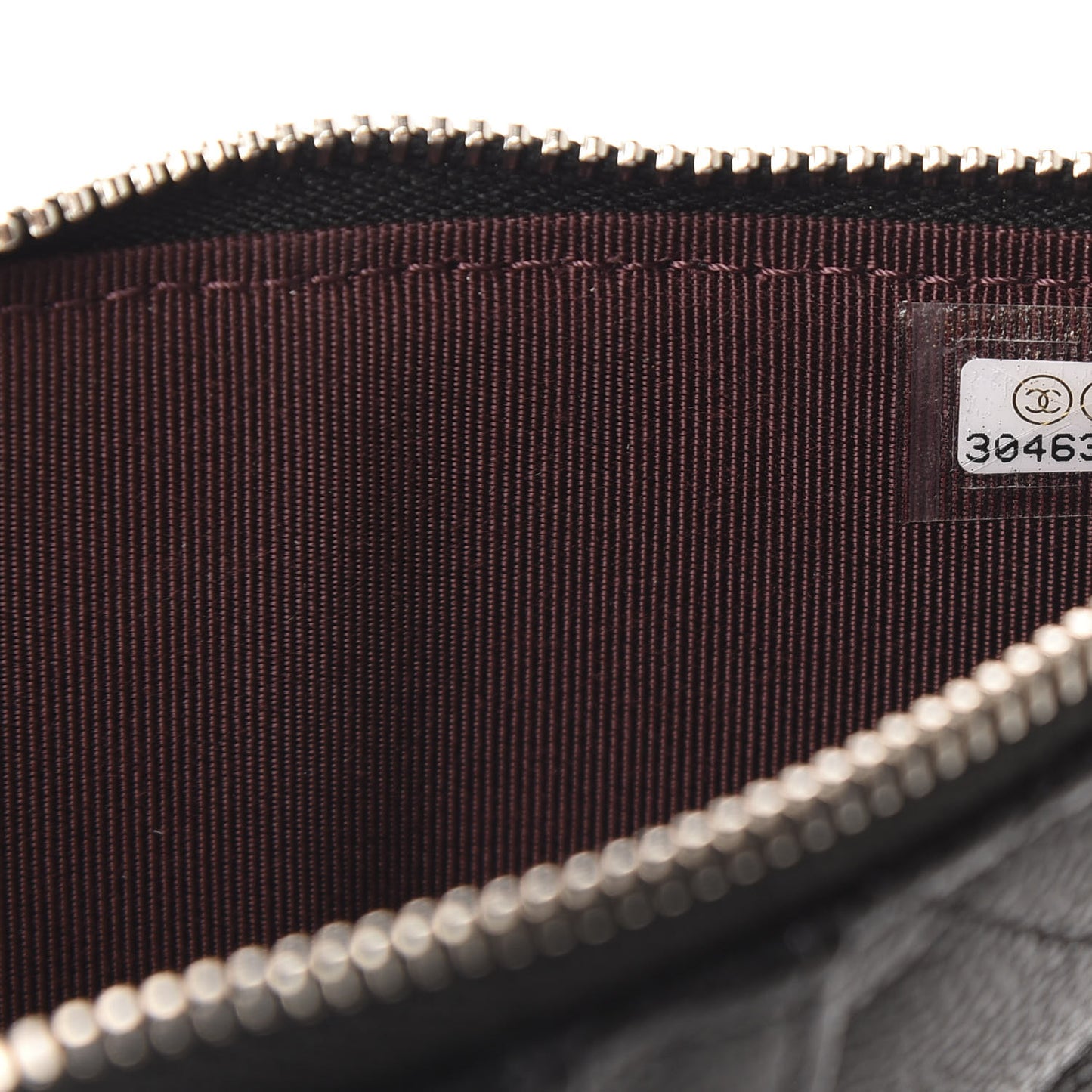 Caviar Quilted Classic iPhone Pouch Black