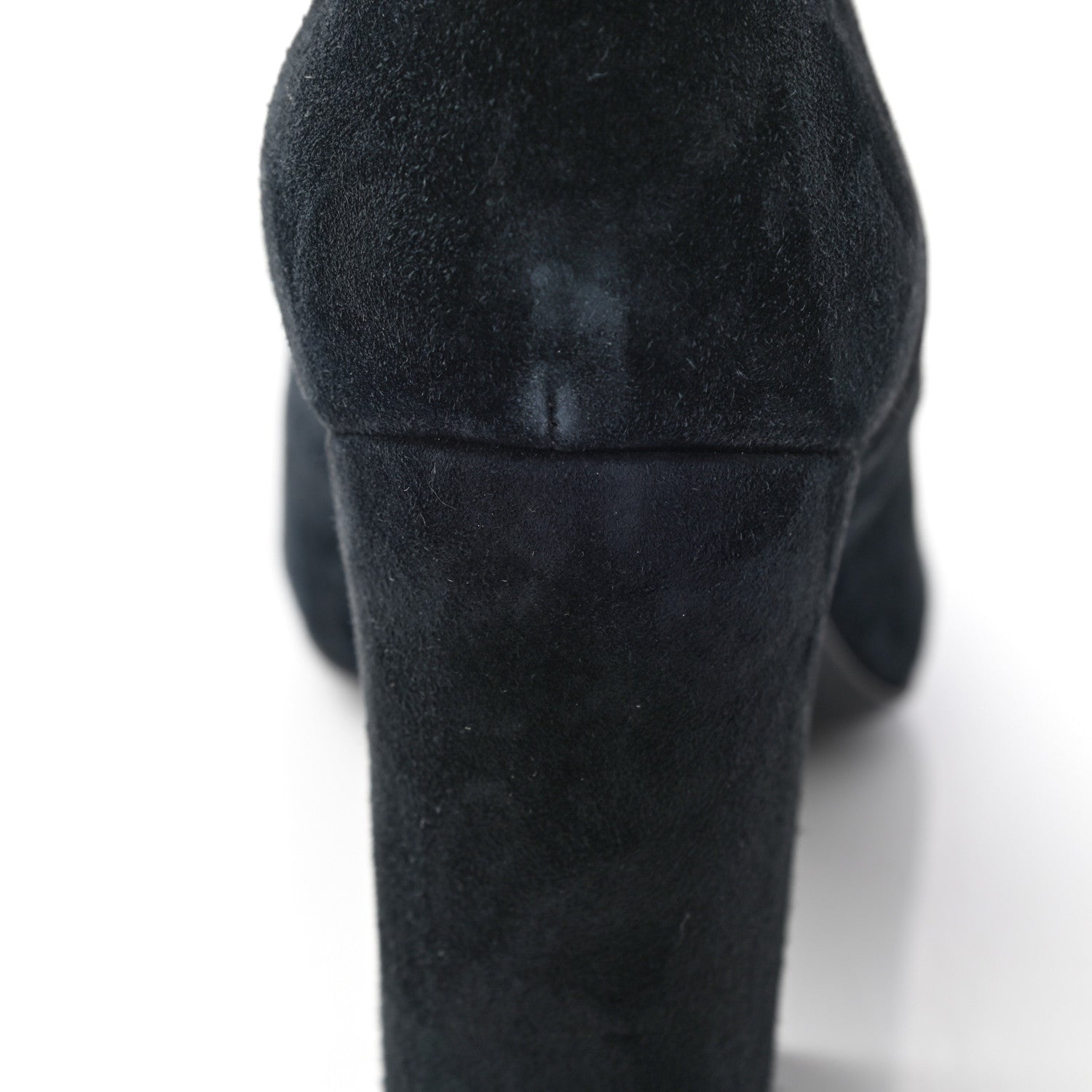 Chanel Suede Calfskin Fabric Short Boots 40.5 Blue 14 of 17