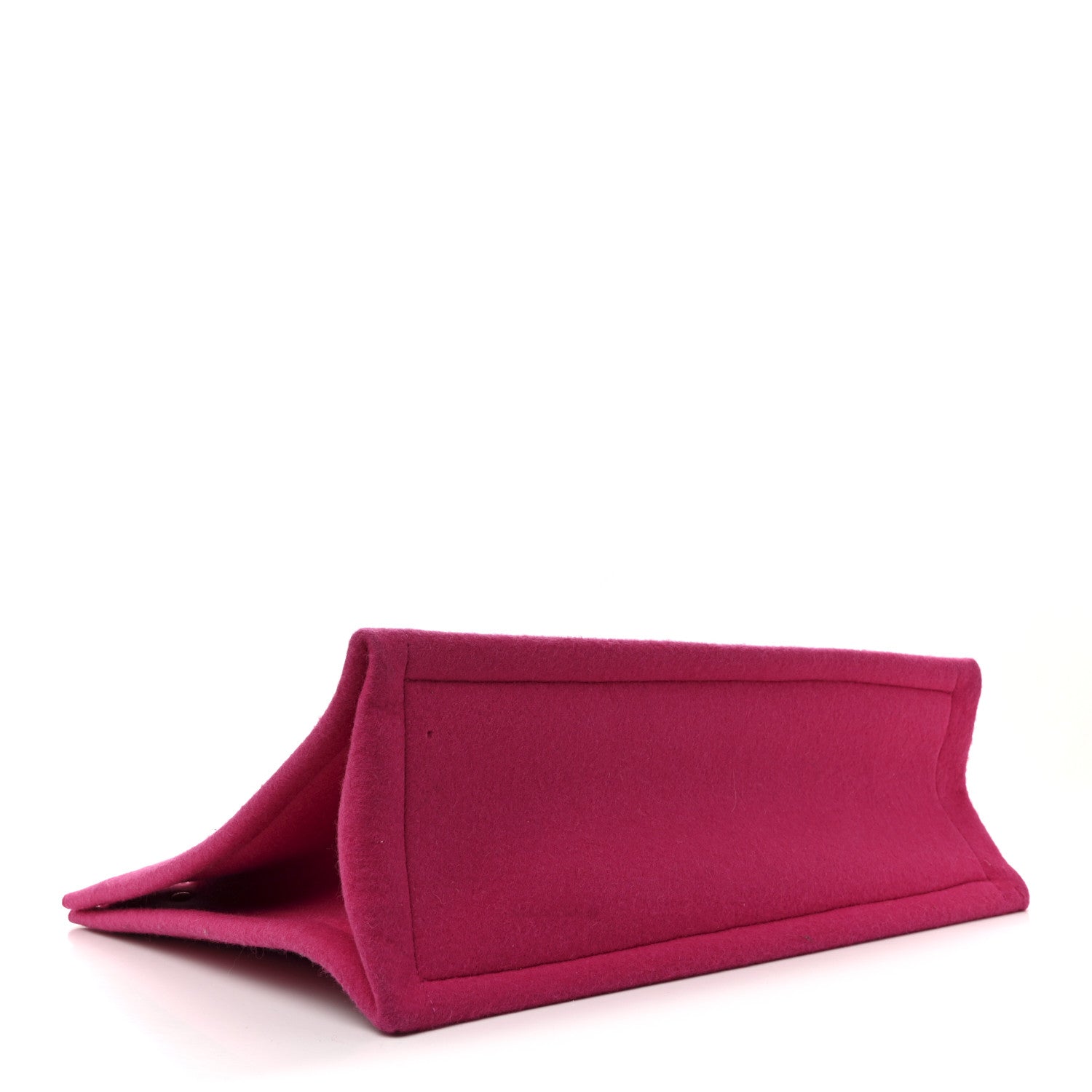 Saint Laurent Wool Rive Gauche Tote Fuchsia 4 of 13