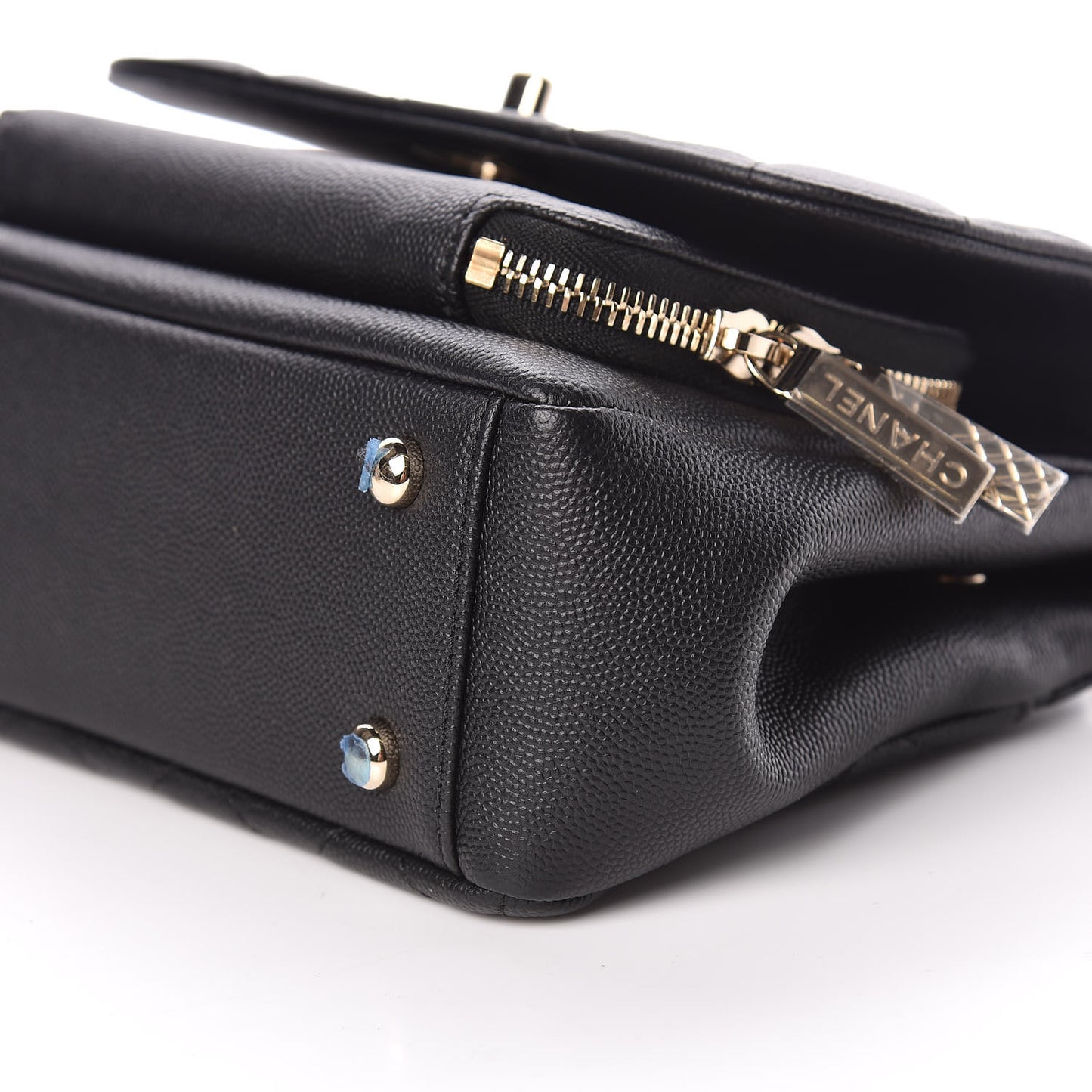 Caviar Quilted Small Business Affinity Flap Black