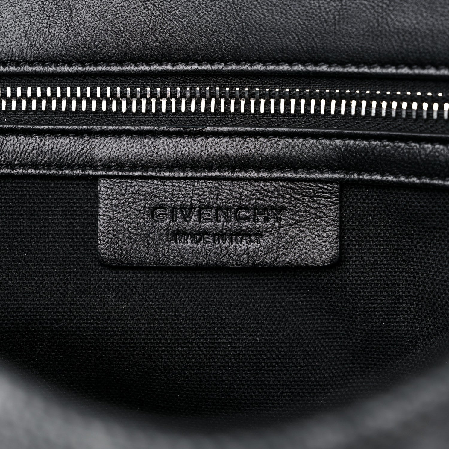 Givenchy Tweed Wool Calfskin Medium Pandora Pure Flap Bag Dark Grey Black 5 of 13