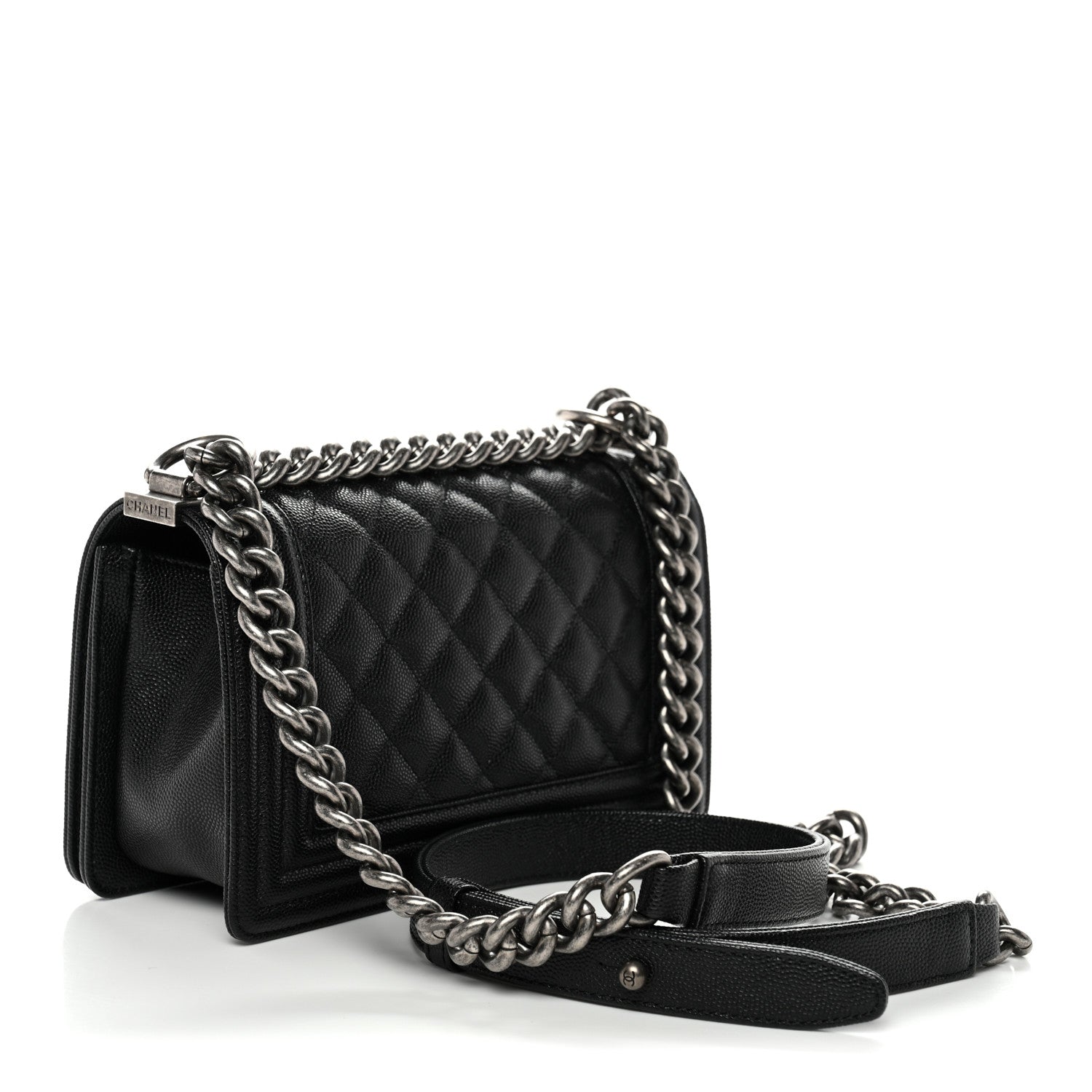Chanel Caviar Quilted Small Boy Flap Black 3 of 11