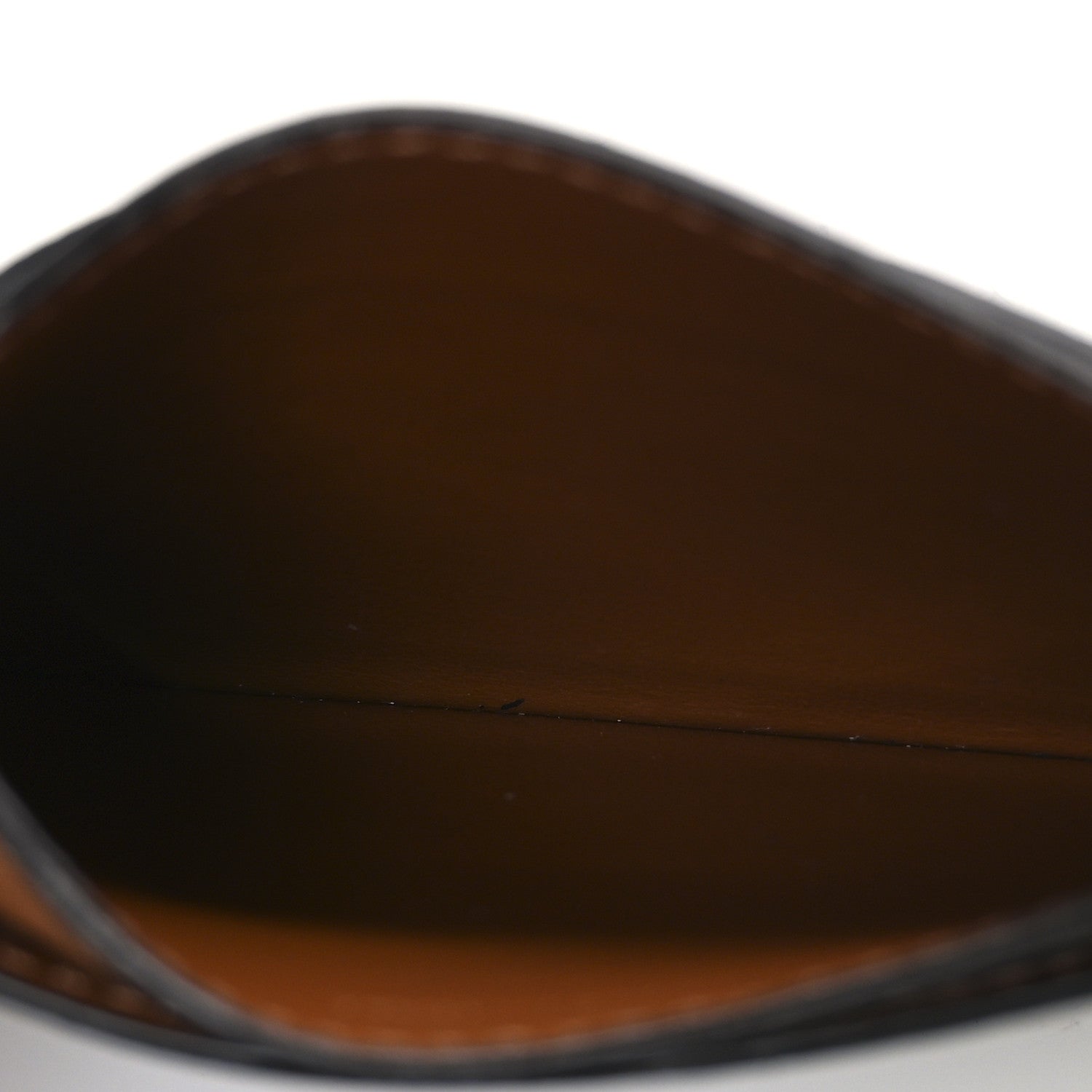 Celine Triomphe Canvas Card Holder Tan 5 of 6