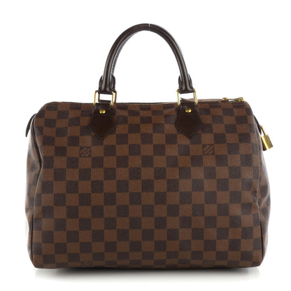 Louis Vuitton Damier Ebene Speedy 30 1 of 8