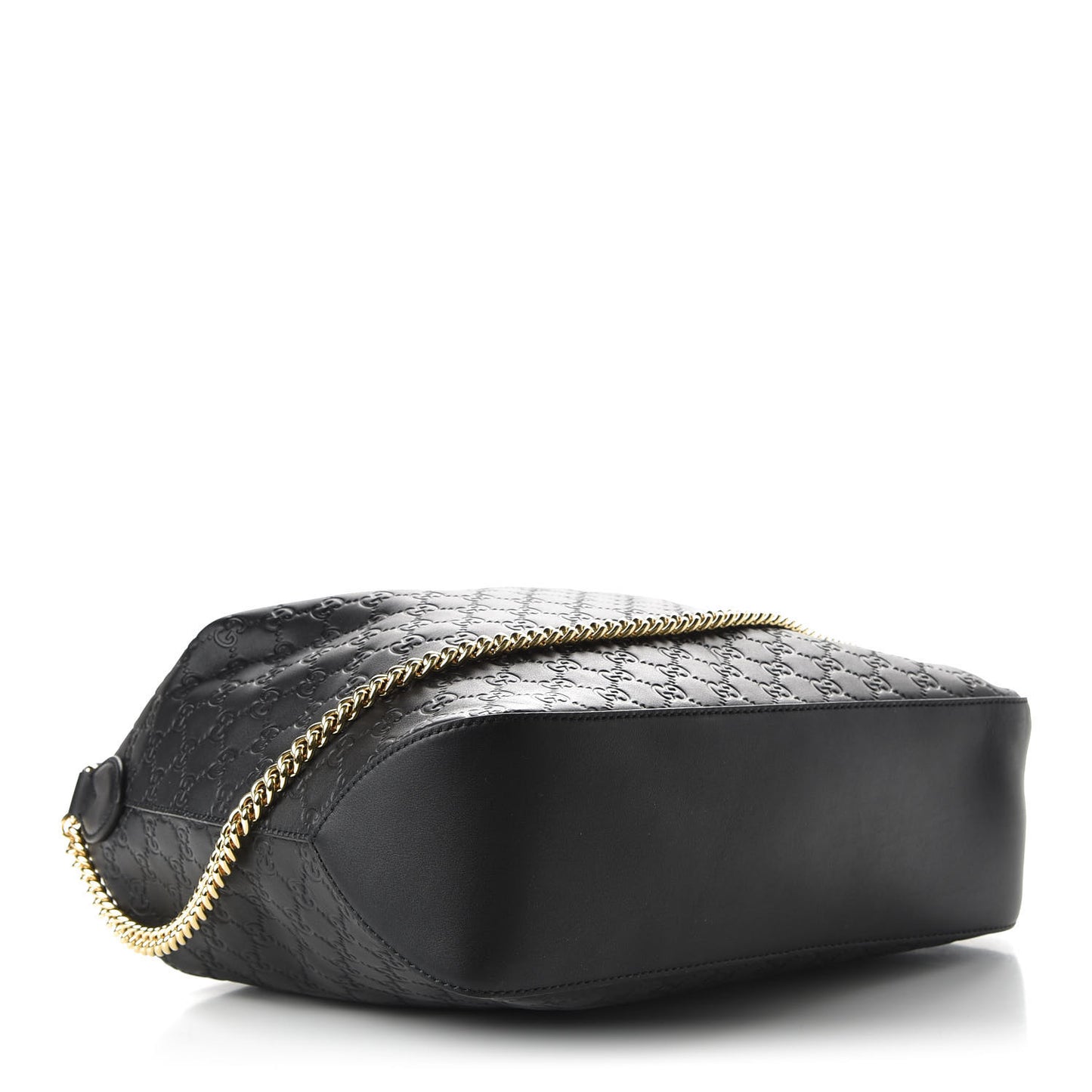 Guccissima Signature Large Linea A Hobo Black