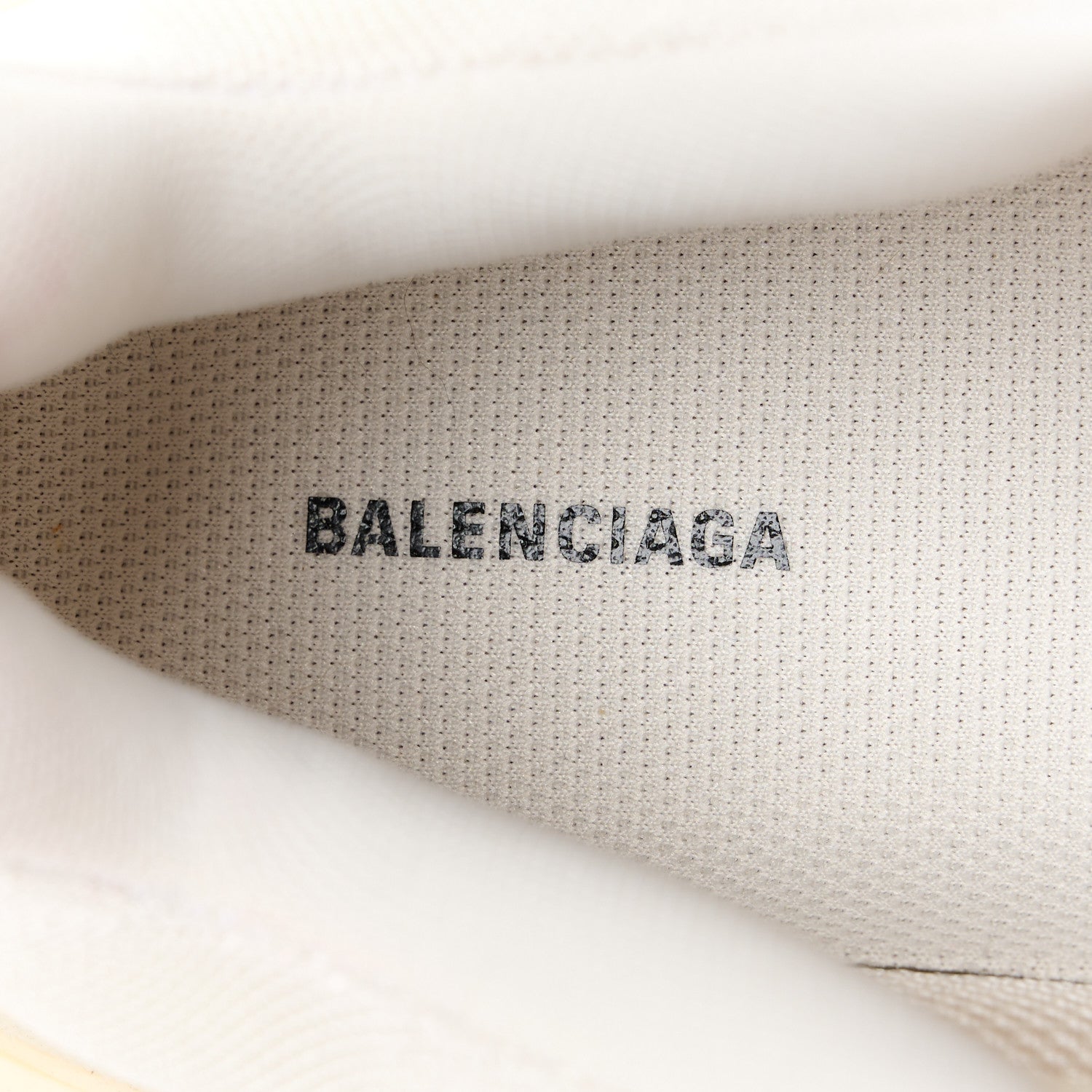 Balenciaga Fabric Mesh Clear Sole Womens Triple S Sneakers 39 White 7 of 8