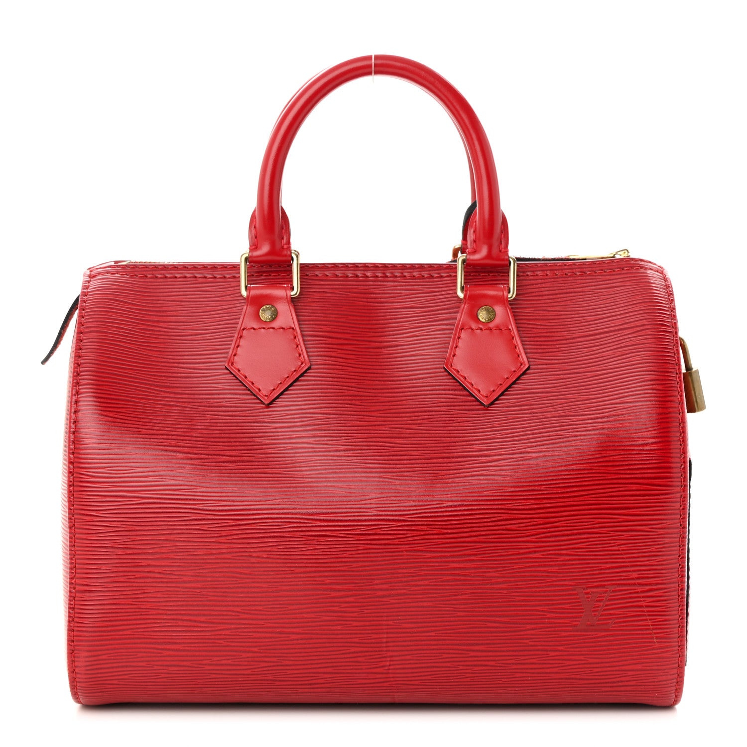Louis Vuitton Epi Speedy 25 Castillan Red 1 of 13