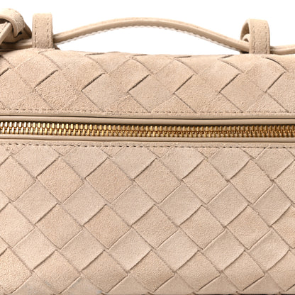 Bottega Veneta Suede Intrecciato Bang Bang Vanity Case Ecru 7 of 9