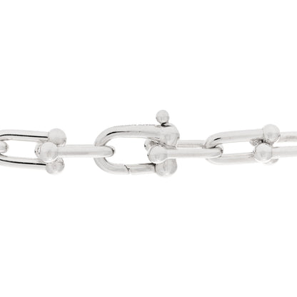 Tiffany Sterling Silver HardWear Graduated Link Necklace 5 of 6