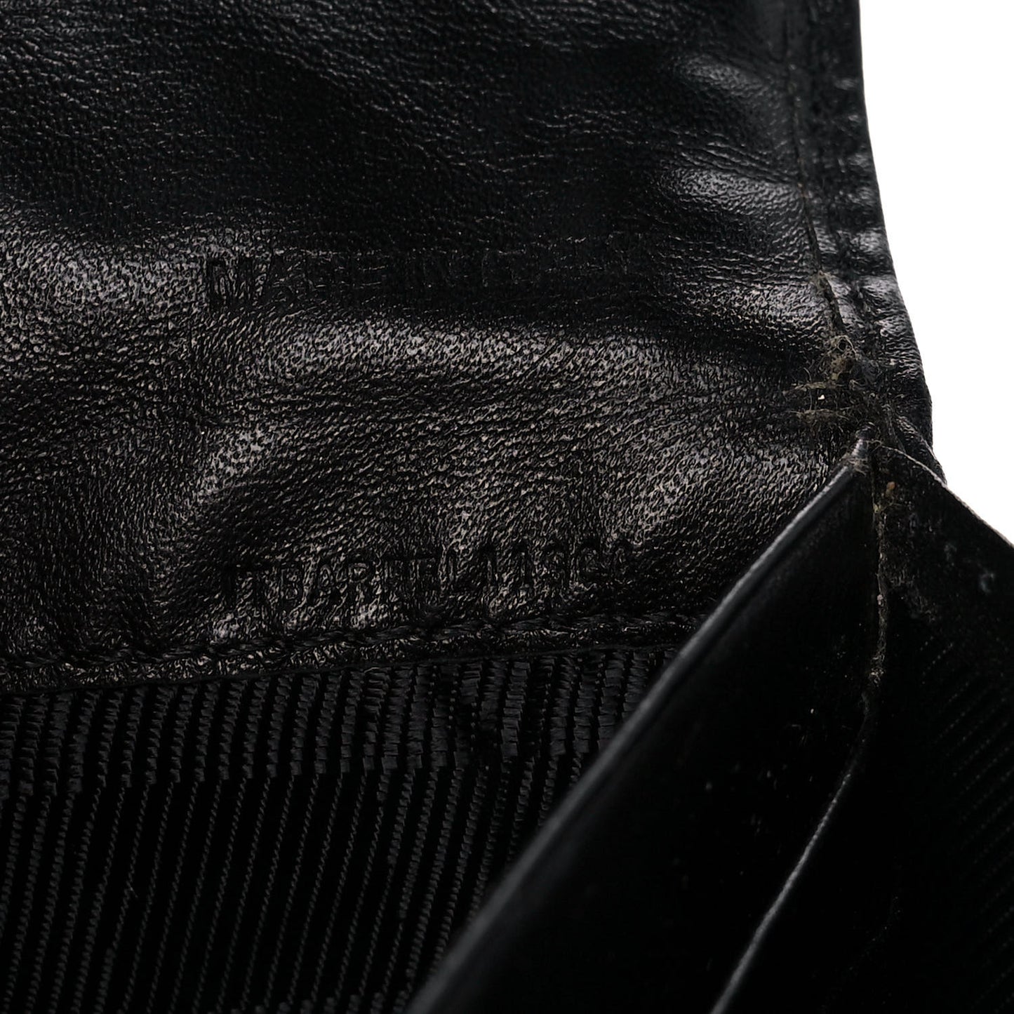 Calfskin Quilted Continental Wallet Black