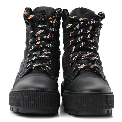 Hermes Calfskin Parachute Fresh Ankle Boots 35 Black 3 of 10