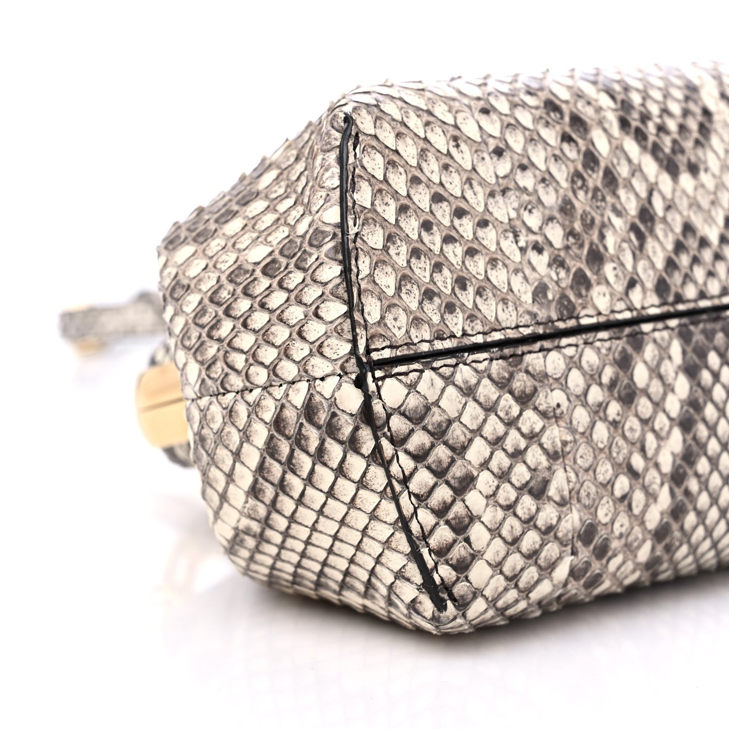 Snakeskin Small Fendi First Daisy Roccia