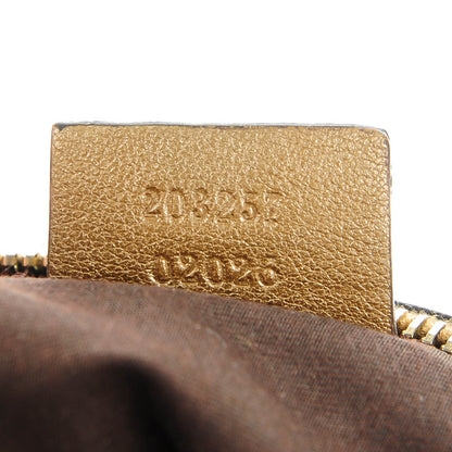 Gucci Crystal Monogram Small D Gold Ring Messenger Gold 7 of 7