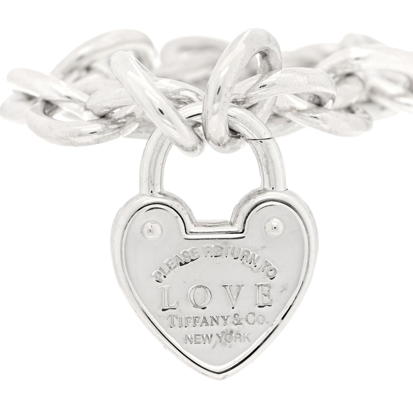 Sterling Silver Return to Tiffany Love Lock Bracelet