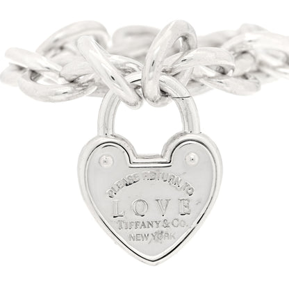 Tiffany Sterling Silver Return to Tiffany Love Lock Bracelet 3 of 3