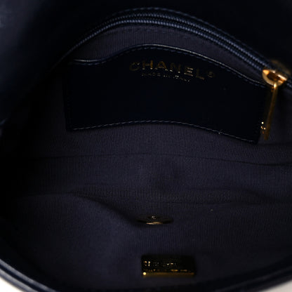 Chanel Lambskin Quilted Small Funky Town Flap Blue 4 of 10
