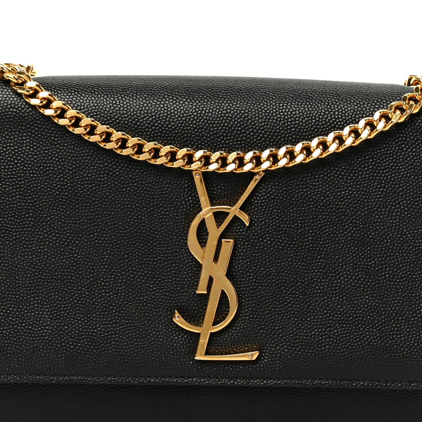 Grain De Poudre Small Monogram Kate Satchel Black