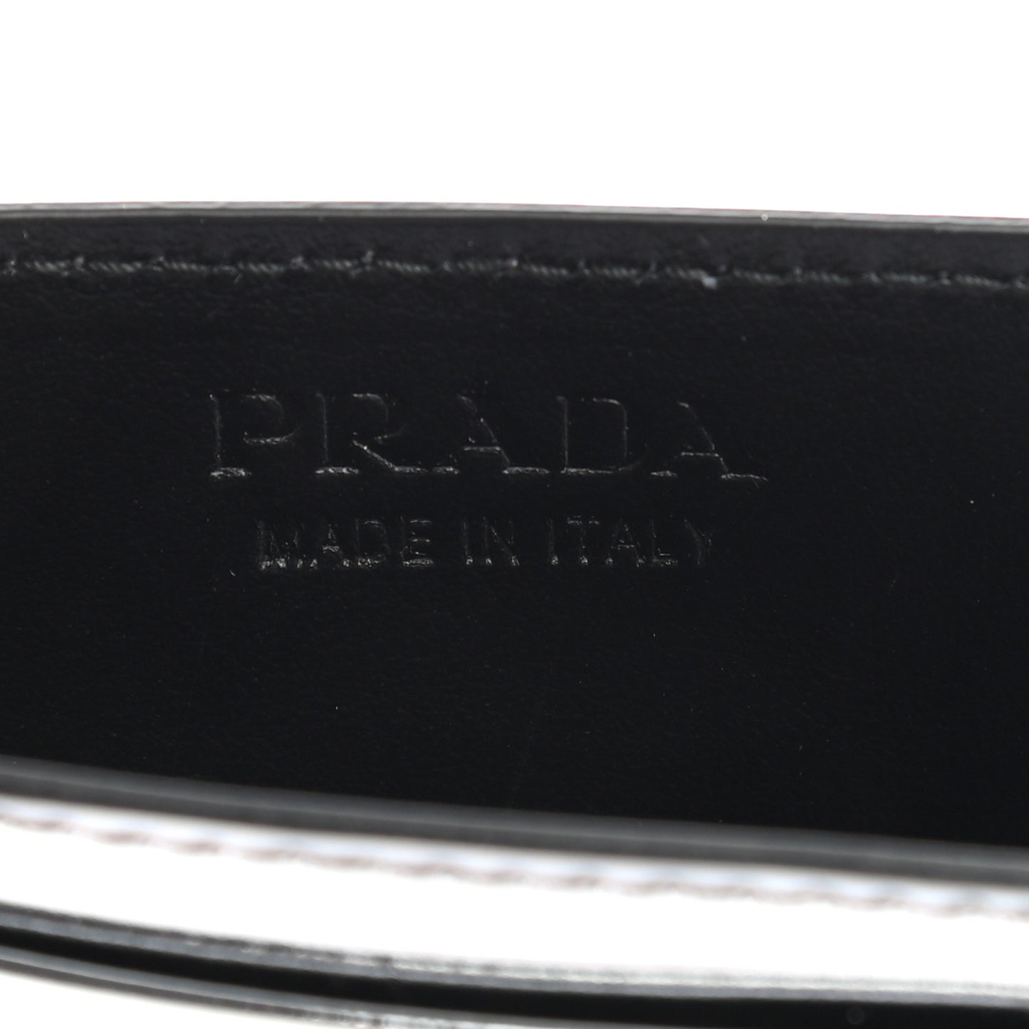 Spazzolato Triangle Patterned Card Holder Argento