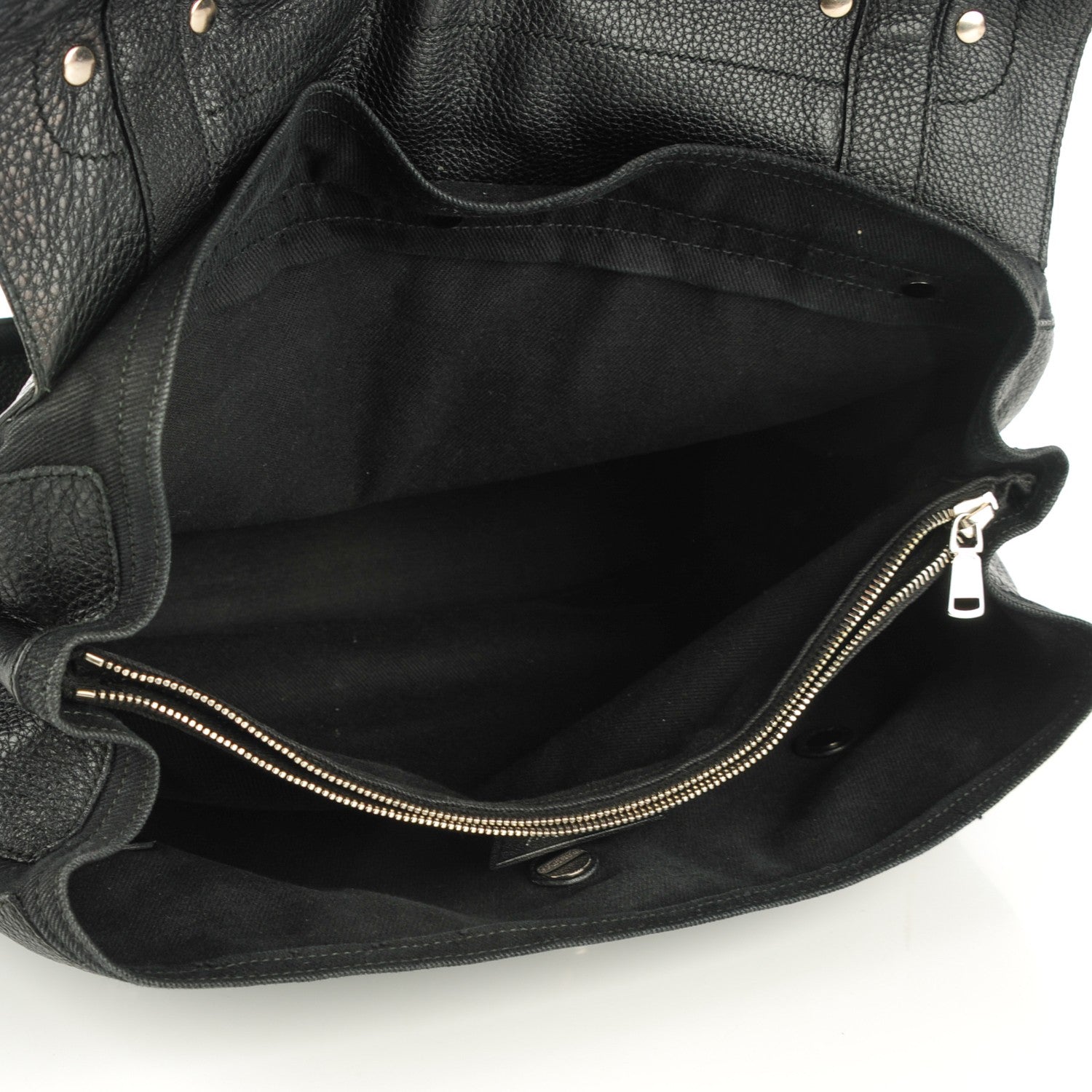Saint Laurent Calfskin Suede Large Muse Two Black 5 of 7
