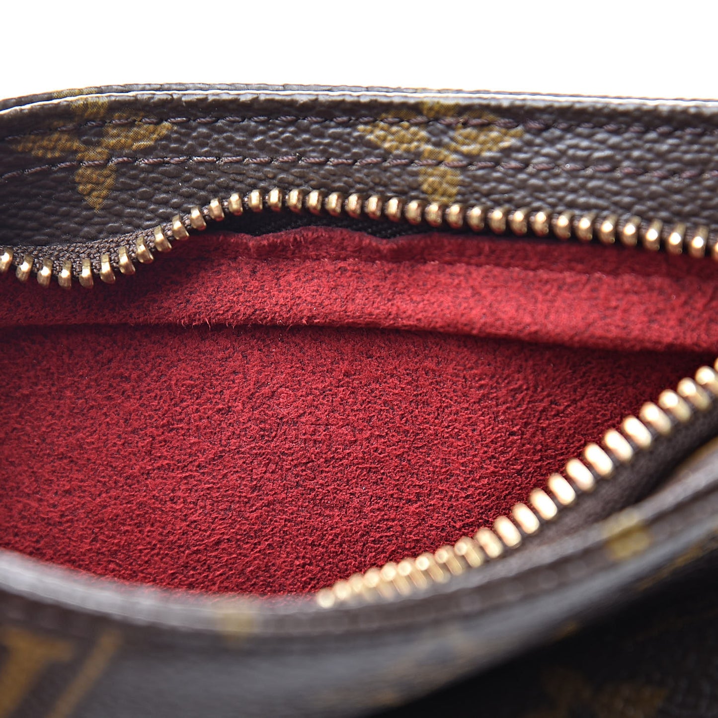 Monogram Partition Clutch