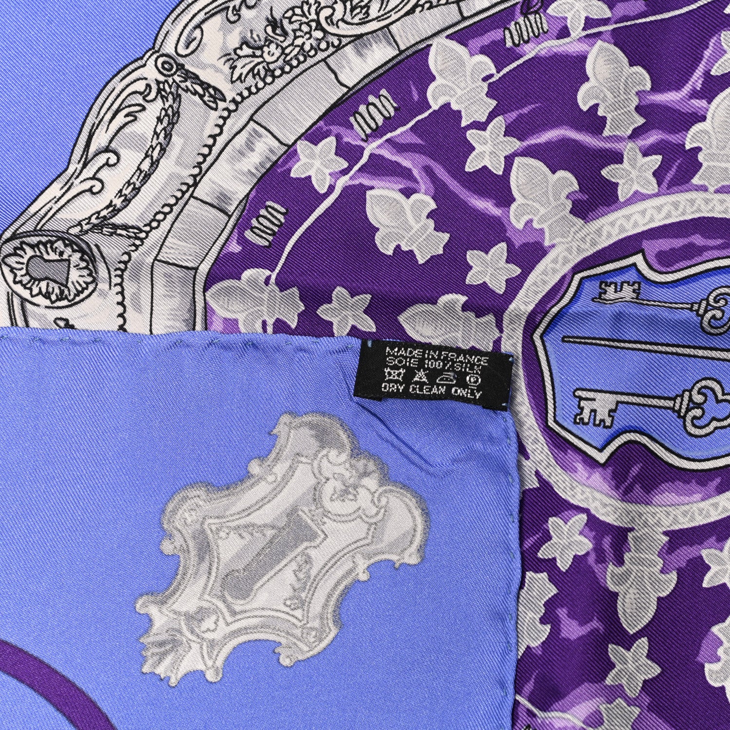 Hermes Silk Keys Les Cles Scarf 90 3 of 6