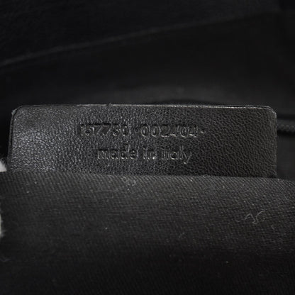 Saint Laurent Leather Tanger Tote Unisex Black 7 of 9