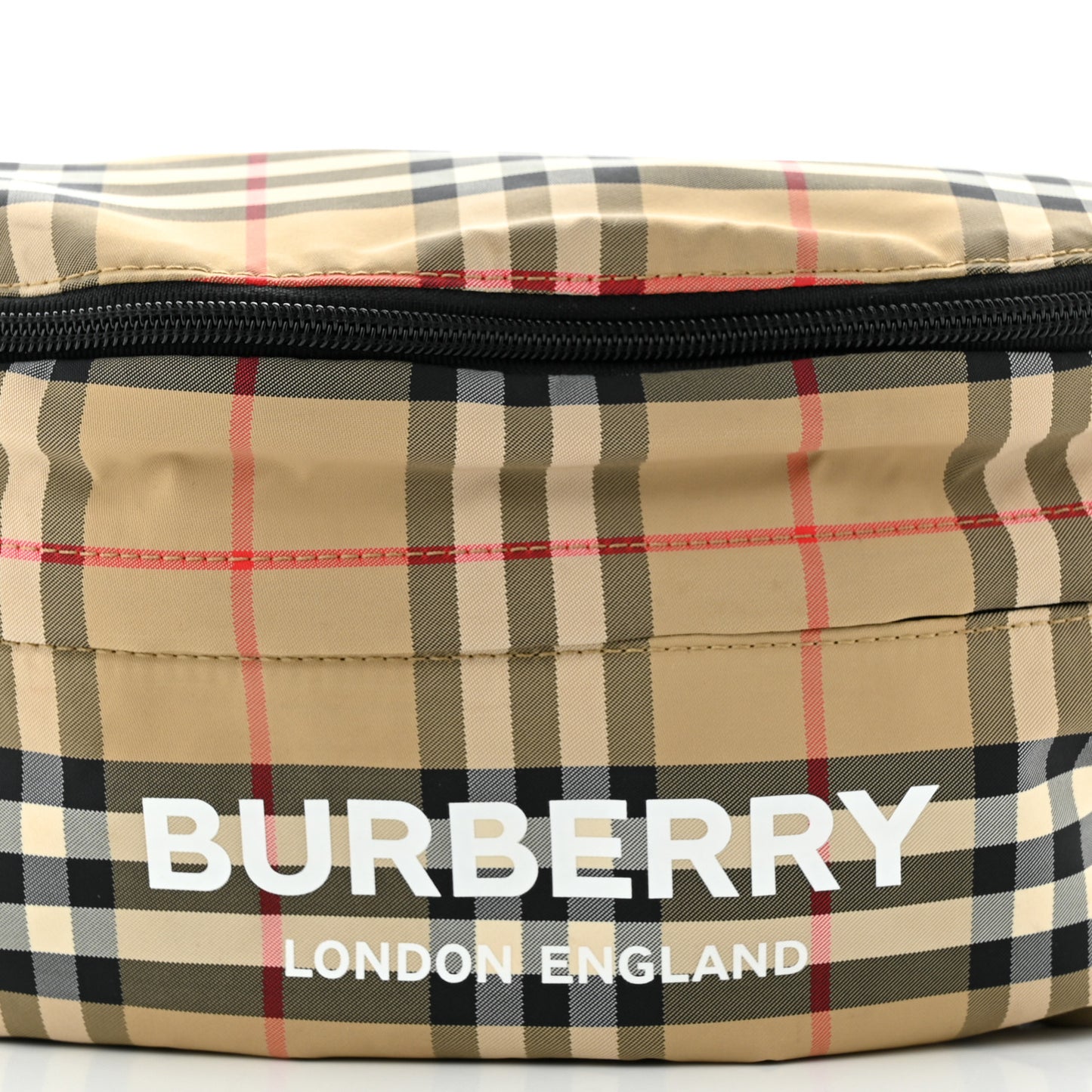Nylon Rex Vintage Check Convertible Backpack Bum Bag Archive Beige Grey