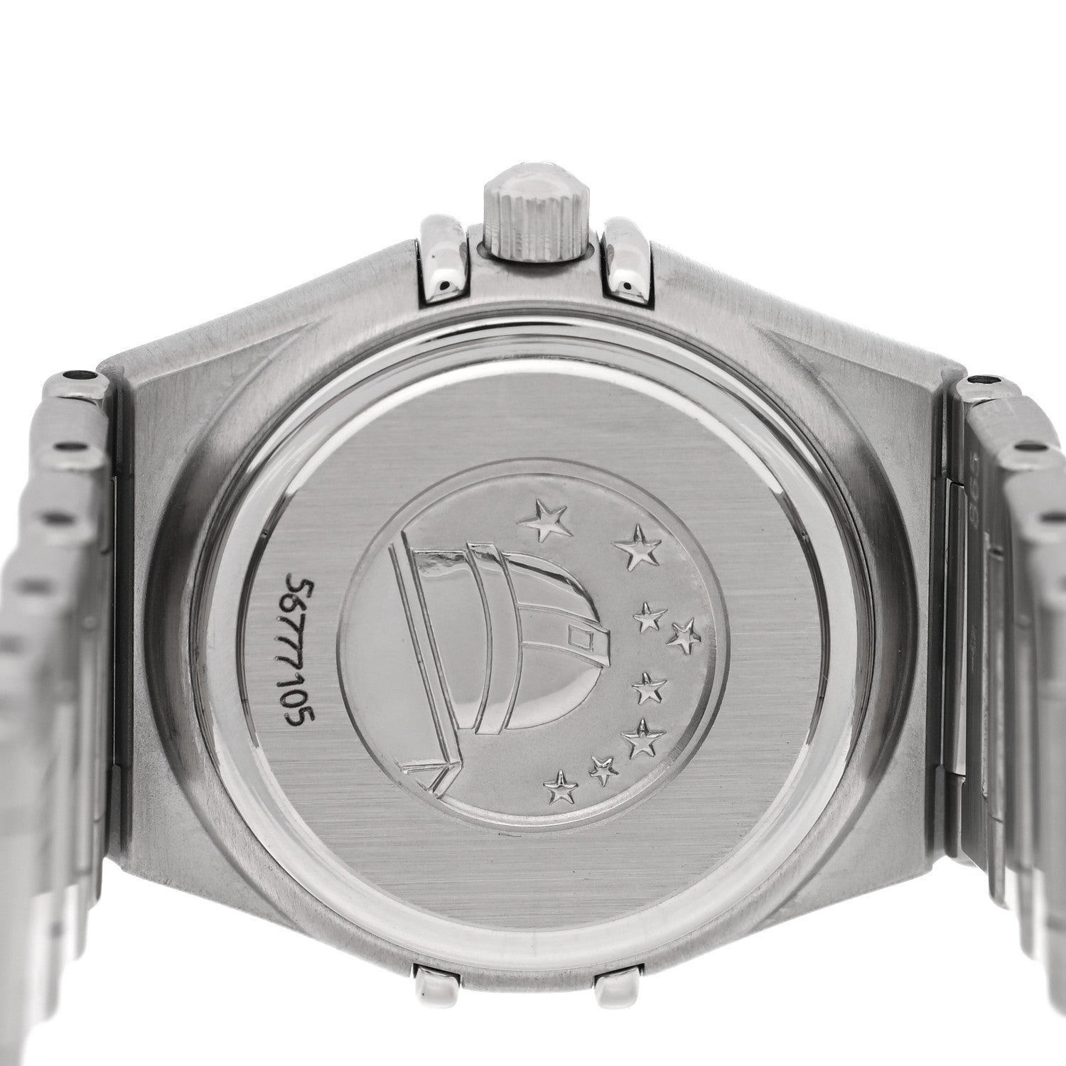 Omega Stainless Steel 22mm Constellation Quartz Watch White 1562.30 4 of 4