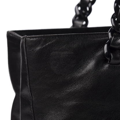 Prada Nappa Chain Tote Black 11 of 12