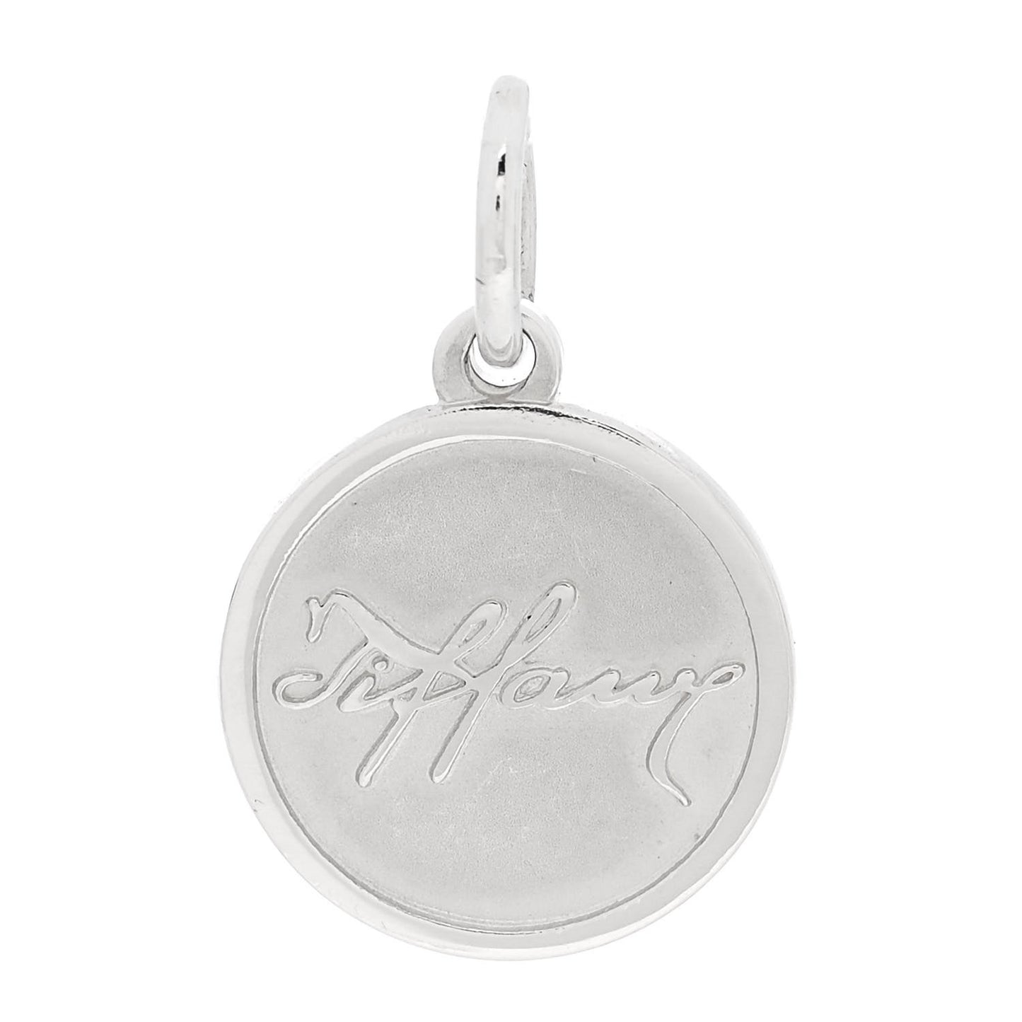Sterling Silver Tiffany Round Charm