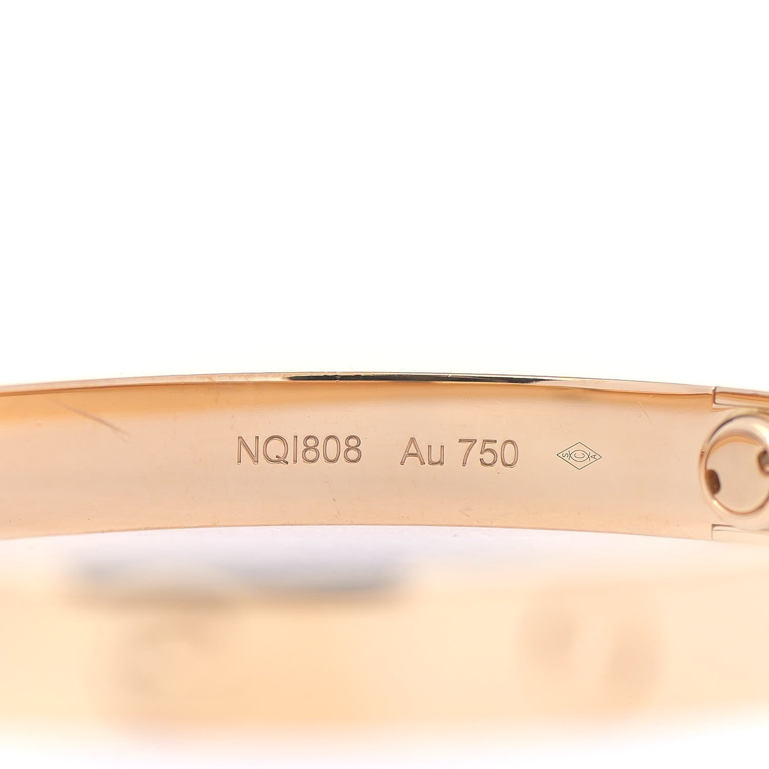 Cartier 18K Yellow Gold LOVE Bracelet 17 3 of 6