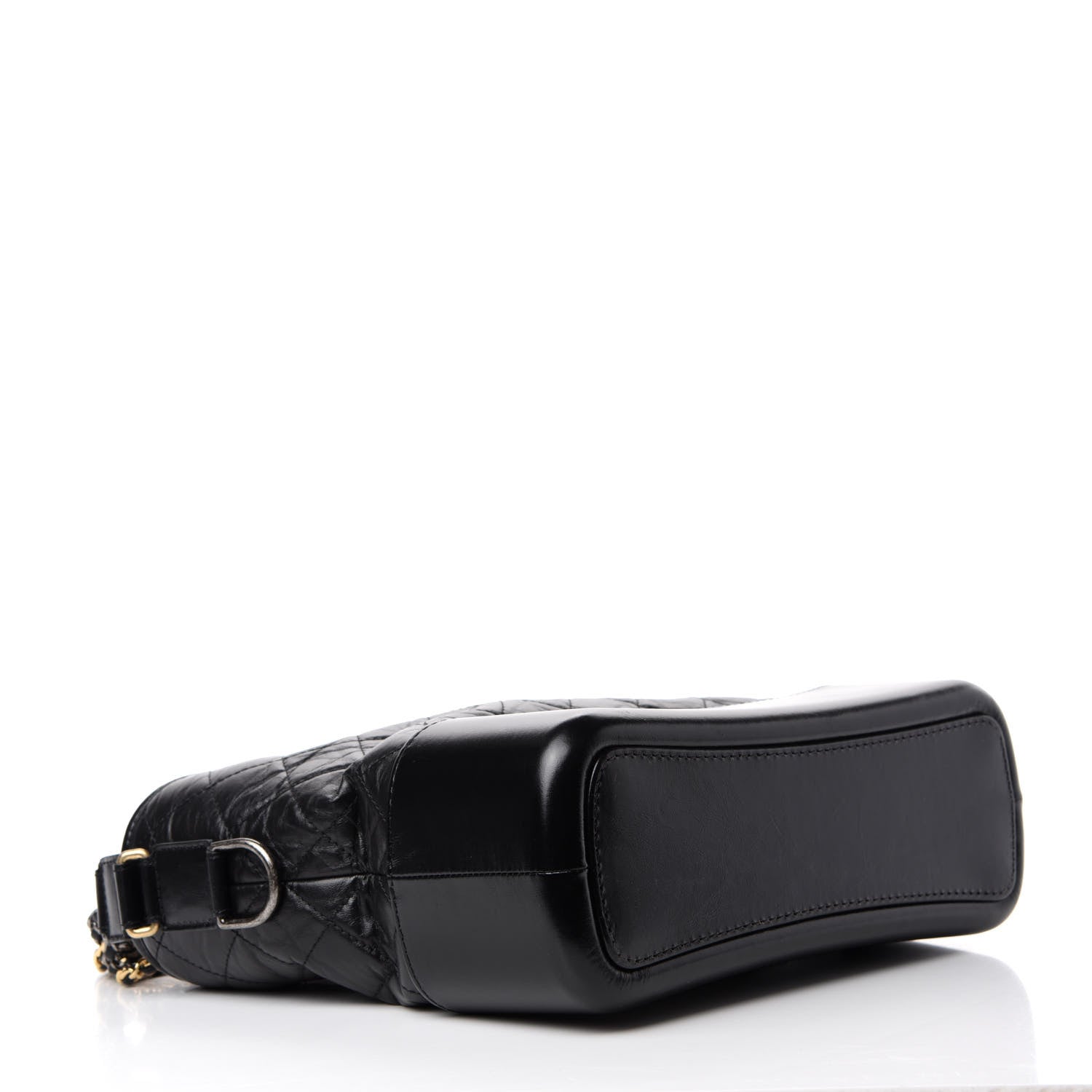 Chanel Aged Calfskin Quilted Medium Gabrielle Hobo Black 4 of 11