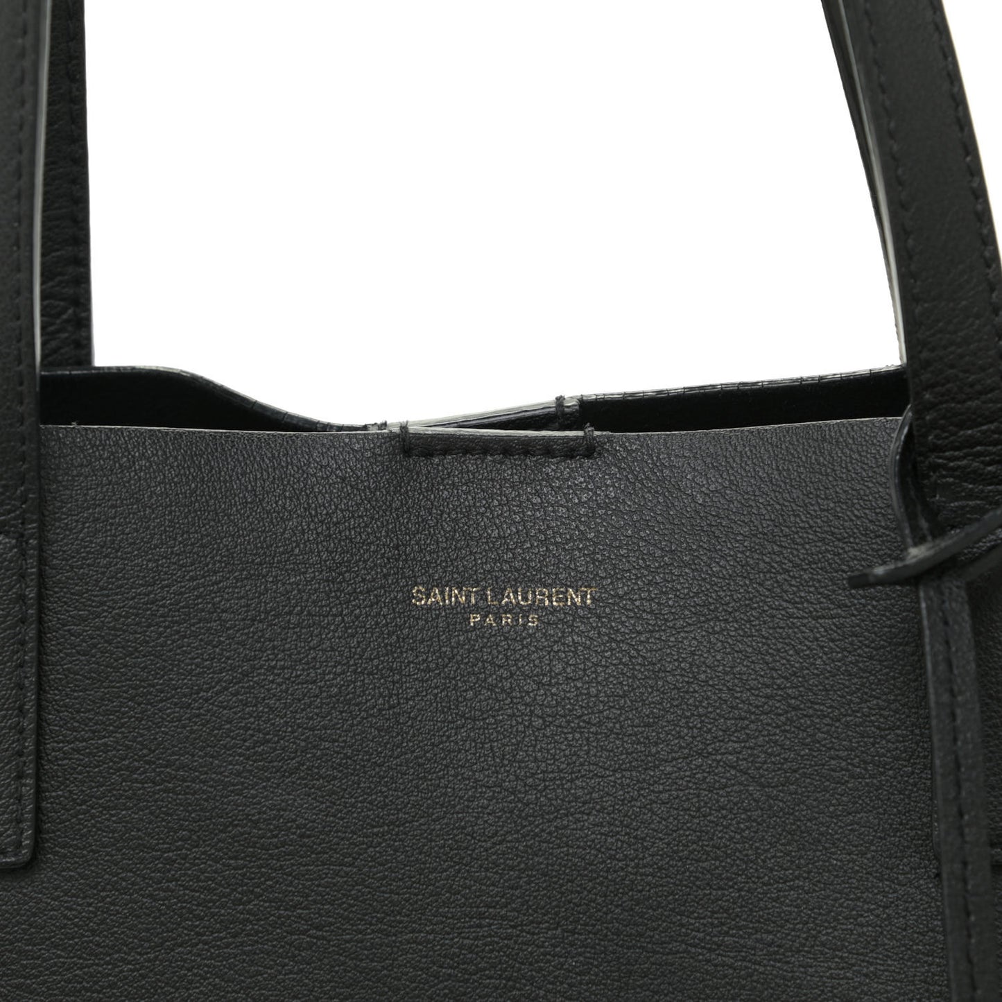 Calfskin Large Shopping Tote Black