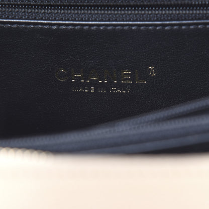 Chanel Caviar Quilted Medium CC Filigree Vanity Case Beige Black 6 of 11
