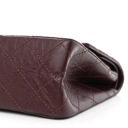 Chanel Aged Calfskin Quilted 2.55 Reissue 226 Flap Dark Burgundy 11 of 12
